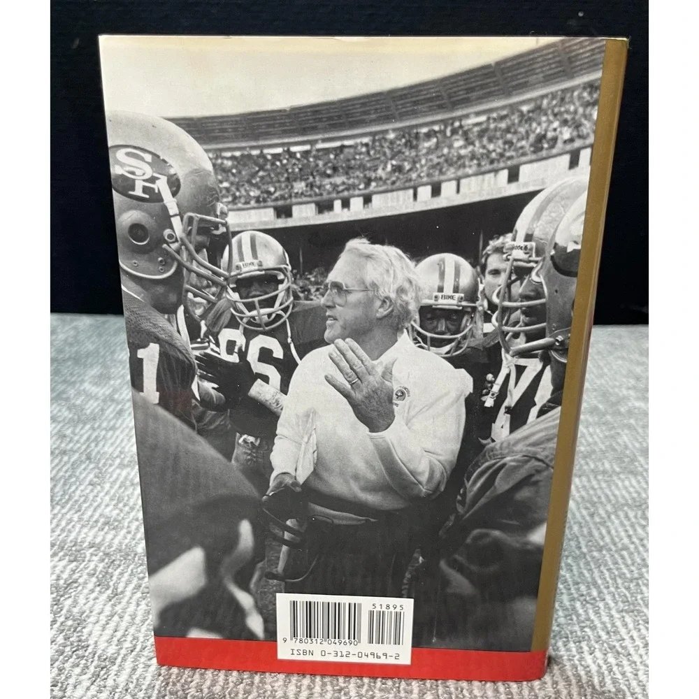 Vintage Building A Champion Bill Walsh‎ 49ers St Martins Press Gold HC 1990 NFL